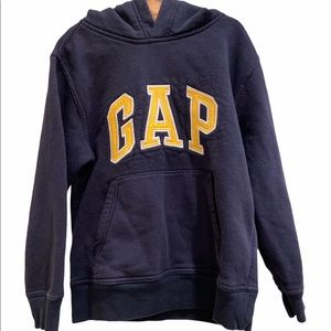 Gap Kids Navy Blue Pull Over Hoodie Size Small Kangaroo Pocket